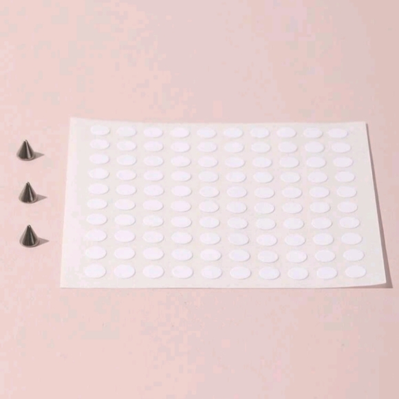 3pcs/set Fashion Titanium Alloy Cone Shaped Non-piercing Body Jewelry - Picture 6 of 6